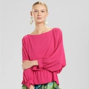 Josie Natori Women's Pink Top, size S. EUC